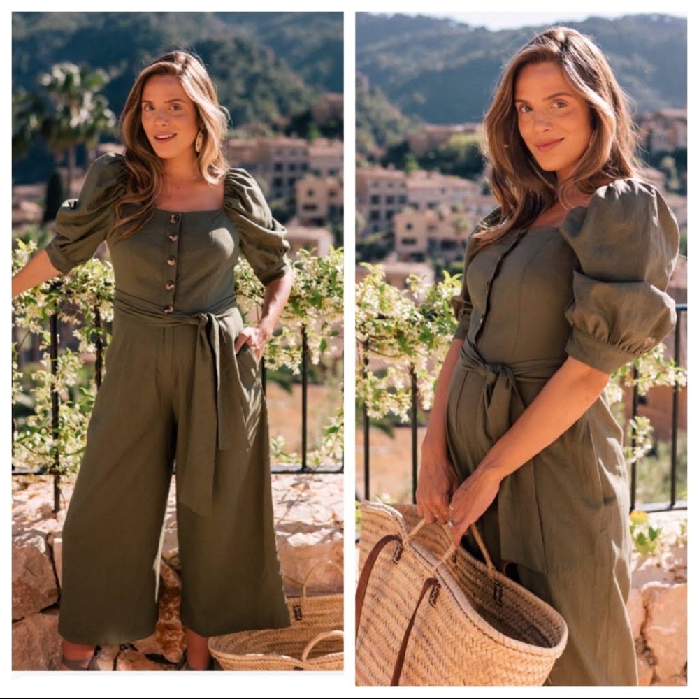 Gal Meets Glam Puff Sleeve Jumpsuit - Picture 2 of 5